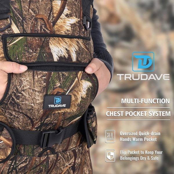 Fishing Waders for Men, Chest Waders with Boots Waterproof for Men & Women, Neoprene Waders for Hunting & Fishing